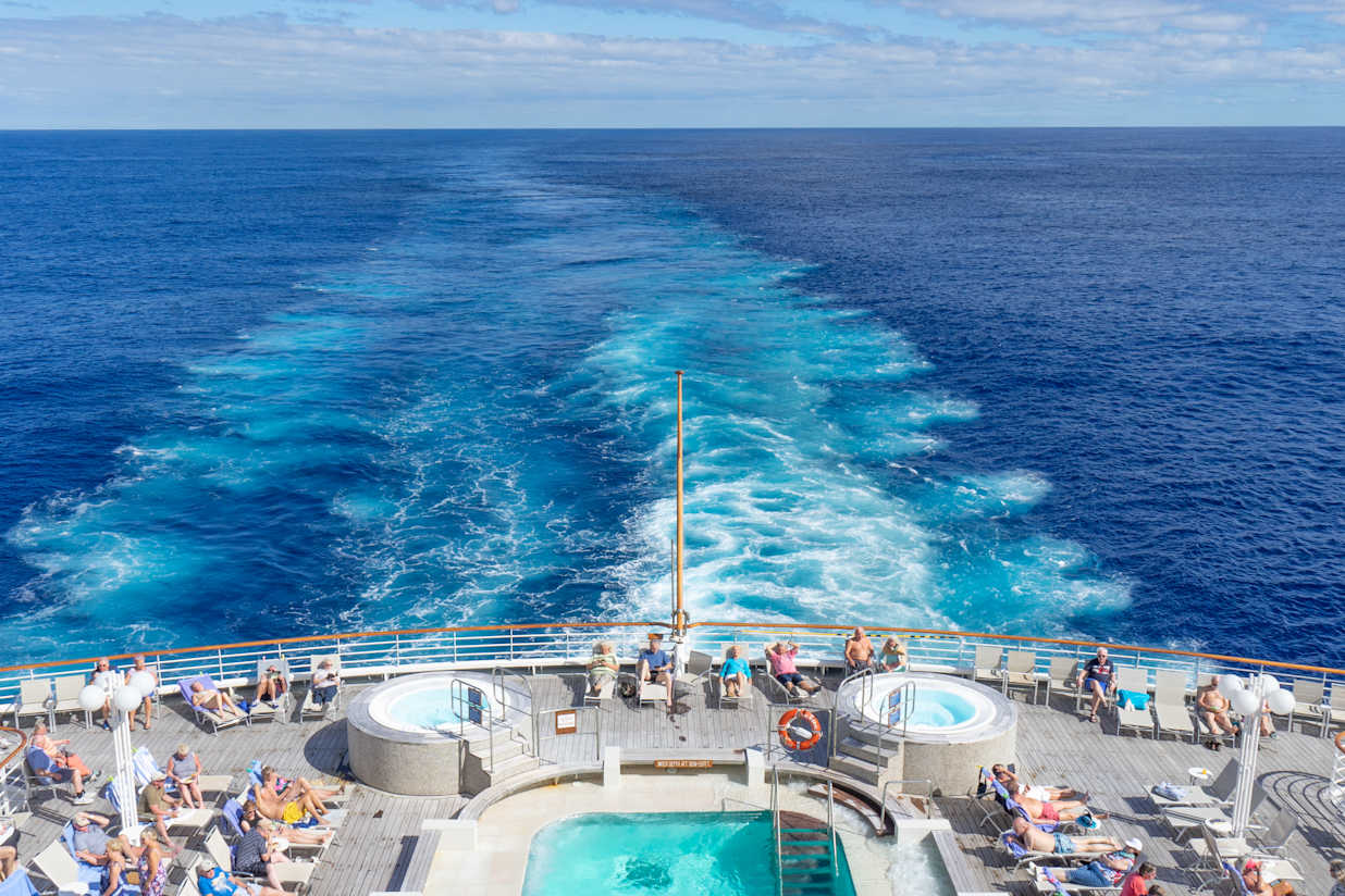Balmoral at sea in the Azores